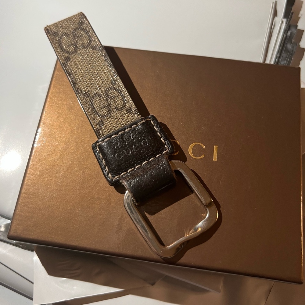 Gucci
Monogram Keychain and box ￼